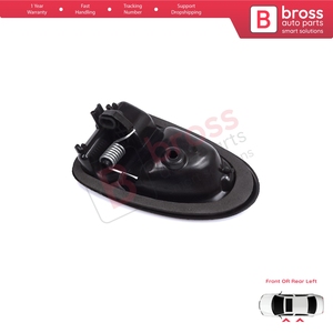 Manija Interior Izquierda Negra Tipo Varilla BDP1528-1 para Clio 2, Scenic, Megane 1, Trafic, Master 2, Mascott, Logan 1, Movano, Vivaro A Inter - Product Image 2
