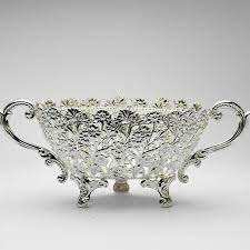 Vente en gros de vaisselle pour hôtel bol décoratif de qualité créative en métal avec fleur en feuille d'or bol de table design tendance bol de service - Product Image 5