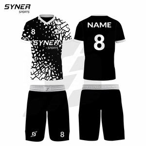 Uniforme de Fútbol Profesional Personalizado de Alta Calidad, Ecológico, Ligero, de Secado Rápido, 100% Poliéster, Jersey de Fútbol Digital - Product Image 1