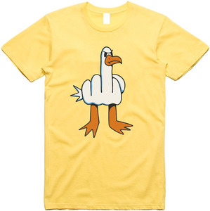 T-shirt drôle pour hommes, design mouette coquin, coupe régulière, 100% coton, t-shirt pour hommes - Product Image 6