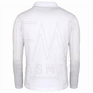 Camisetas Polo de cuello vuelto ajustadas con tela de algodón 100%, polos de secado rápido para hombre para logotipo impreso personalizado - Product Image 3