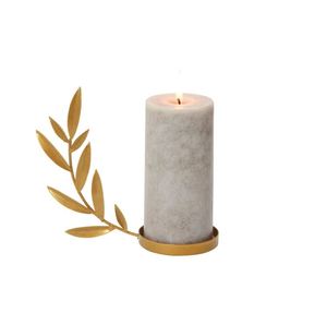 Leaves Pillar <b>Candelabra</b> Votive Christmas Metal Candle Holder Indoor Outdoor Christmas Decoration Parties New Year Decor - Product Image 1