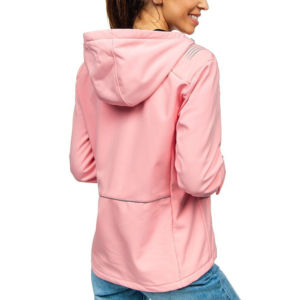 Chaqueta Cortavientos de Lona para Mujer con Logotipo Personalizado de Alta Calidad, Transpirable, con Capucha, 100% Poliéster, al por Mayor - Product Image 2