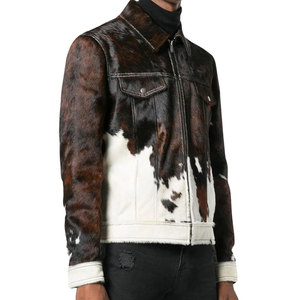 Veste en cuir pour homme tendance et à la mode, fabriquée au Pakistan, imperméable, à capuche, coupe-vent, écologique, personnalisable - Product Image 3