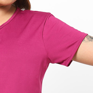 Camiseta de gimnasio para mujer con logotipo personalizado, nueva ropa deportiva transpirable con estilo para el verano - Product Image 5