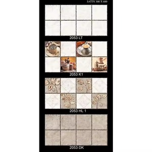 กระเบื้องผนังดิจิตอลแบบโมเดิร์นหรูหราขนาด300X600มม. กระเบื้องเคลือบเงาเซรามิกสำหรับห้องครัวโรงแรมดีไซน์พอร์ซเลนผนังและพื้น30x60 12x24 - Product Image 1