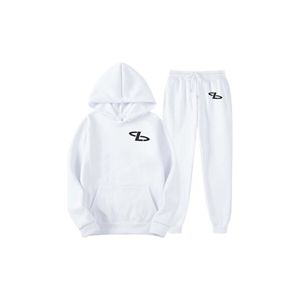Survêtement d'hiver pour homme à capuche uni 100% coton léger respirant pour le sport, l'entraînement et le jogging Vente en gros - Product Image 3