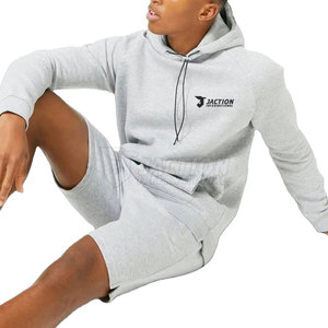Latest Design <b>Men</b> Fleece Hoodie Set Made In Pakistan Street Style Wholesale Custom Fleece Hoodie Set - Product Image 5