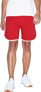 Vente en gros de shorts de fitness double couche pour hommes grande taille polyester spandex vêtements de sport de gym fermeture à cordon pour l'entraînement de course - Product Image 1