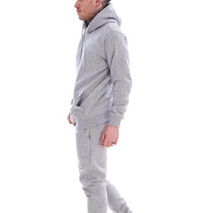 70 Cotton 30 Polyester French Terry Hoodie Lightweight Stacked <b>Flare</b> Leg Pants Sweatsuit Streetwear Tracksuits Blank Unisex - Product Image 1