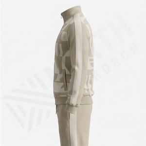 Conjunto Deportivo de Alta Calidad con Logotipo Personalizado, 100% Poliéster, Manga Larga, Cremallera, Ropa Deportiva de Equipo, Traje de Entrenamiento para Correr, Chándal para Hombre - Product Image 3