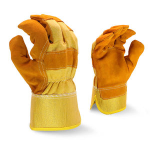 Gants de travail professionnels en cuir de vachette de qualité A Gréeur de paume Prix de gros Gants de sécurité pour le travail de construction industrielle - Product Image 1