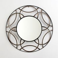 Miroir mural élégant en métal fabriqué à la main pour les maisons modernes sur le thème rustique et vintage avec une qualité supérieure et un charme unique