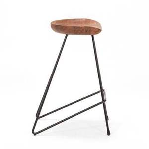 Café japonais Meubles et Tables Tabouret de bar haut Noir Blanc Jaune Orange Rouge Gris Chaises en métal Restaurant industriel - Product Image 6