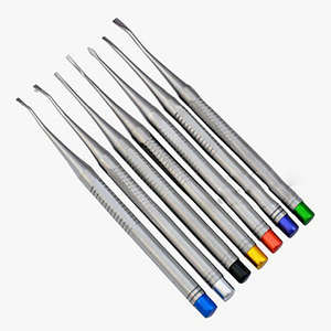 7 piezas Dental Luxating PDL elevadores juegos de instrumentos para la venta Dental Set instrumentos quirúrgicos - Product Image 4
