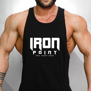 Camiseta de entrenamiento personalizada de peso pesado para hombre, camiseta ajustada para Fitness, ropa deportiva para gimnasio, camiseta sin mangas, ropa de gimnasio, entrenamiento - Product Image 5