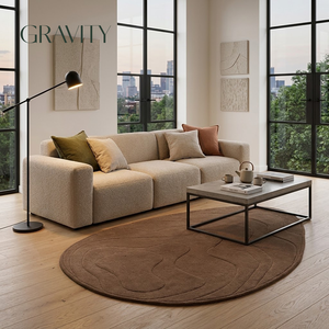 <span class=keywords><strong>Tapis</strong></span> de salon personnalisable, nouveau style, doux, durable, moderne, minimaliste, forme irrégulière, fait main, pour la décoration d'<span class=keywords><strong>appartement</strong></span> - Product Image 4