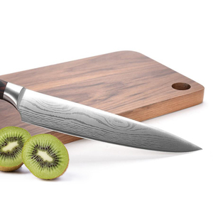 Venta al por mayor personalizado de alta calidad OEM ODM servicio Damasco Chef cuchillo profesional cuchillo de cocina de acero inoxidable de alto carbono - Product Image 4