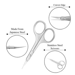 Professional Cuticle <b>Nail</b> Scissors Convex Edge Sharp Blades 9.5 cm Cuticle Scissors Made With German Stainless Steel For Beauty - Product Image 6