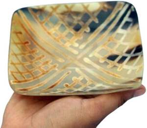 Bandeja para Servir Alimentos Ecológica de Cuerno de Búfalo con Color Natural, Pulida a Mano, Estilo Clásico, Tamaño Personalizado para Uso en Campamentos - Product Image 4