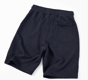 Pantalones cortos deportivos de lona sólida para hombre, transpirables, de secado rápido, gimnasio de verano con mezcla de algodón suave y entrenamiento diario de ajuste relajado - Product Image 2