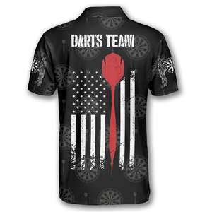 High Quality <b>Men's</b> Quarter Zipper T-<b>Shirts</b> OEM Custom Made <b>Bowling</b> Jerseys Digital Sublimation Printed - Product Image 3