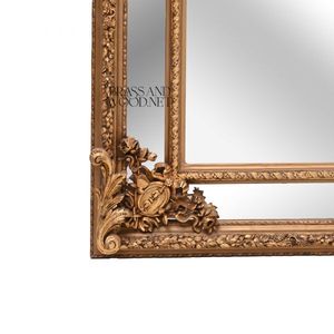 Marco de Espejo de Latón Ornamentado de Lujo, Espejo de Pared Clásico - Product Image 3