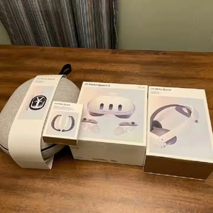 Casque VR Meta Quest 3 blanc en boîte avec manettes et étui de transport, modèle unisexe pour adultes - Product Image 2