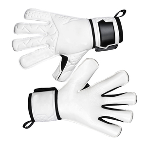 ถุงมือผู้รักษาประตูหนังคุณภาพสูงสำหรับผู้ใหญ่ สวมใส่สบาย เหมาะสำหรับการฝึกซ้อม ผลิตจากโรงงานในราคาถูก บริการ OEM - Product Image 4