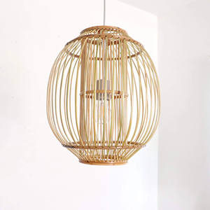 Lustre en bambou abat-jour éclairage maison & hôtel plafonniers décoratifs fabriqués au Vietnam - Product Image 2