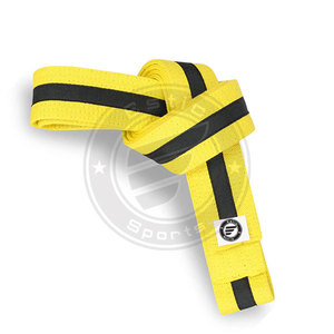 Nuevos cinturones de Karate al por mayor logotipo personalizado bordado artes marciales Taekwondo Karate Judo BJJ cinturones de Karate - Product Image 5