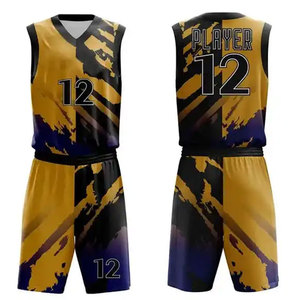 Tout nouveau uniforme de basket-ball personnalisé le plus populaire pour les jeunes fabriqué au Pakistan uniforme de basket-ball pour hommes maillot de basket-ball - Product Image 1
