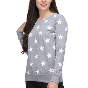 เสื้อสเวตเชิ้ตผู้หญิงสำหรับฤดูหนาว ผลิตในปากีสถาน ผ้าฝ้าย 100% พิมพ์ลายด้านหน้าได้ตามต้องการ ระบายอากาศได้ดี กันยับ สไตล์สตรีทแวร์ลำลอง - Product Image 3