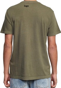 เสื้อยืดผู้ชายคุณภาพสูงเปิดไหล่ตกเสื้อยืดผ้าฝ้ายแบบโค้งแห้งเร็ว - Product Image 3