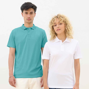 Polo personalizado unisex 100 por ciento tela de algodón 210 GSM OEM ODM serigrafía ropa deportiva mayorista Bangladesh exportador - Product Image 2