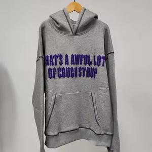 Sweat à capuche en molleton de coton/polyester pour homme, imprimé logo automne, impression numérique, finition teinte unie pour sublimation - Product Image 1