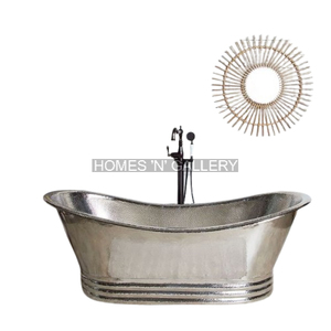 Bañera de cobre de calidad superior para accesorios de baño bañeras de baño de cobre puro - Product Image 2