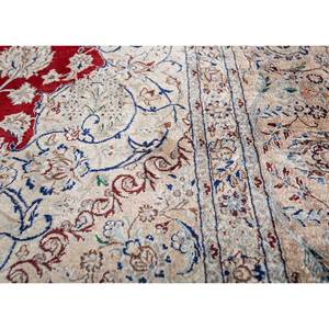 Alfombra de Seda Anudada a Mano Gulmarg, Grande, Rectangular, con Medallón Rojo Naranja, Modelo Pae-6297, para Pasillo o Sala de Estar - Product Image 3