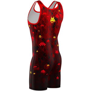 High Quality Sublimated Wholesale Weightlifting Suit Fashion <b>Wrestling</b> Singlet - Product Image 4