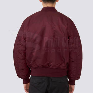 Veste bomber pour homme à séchage rapide en gros pour la vente en ligne, veste bomber d'hiver en polyester pour homme - Product Image 3