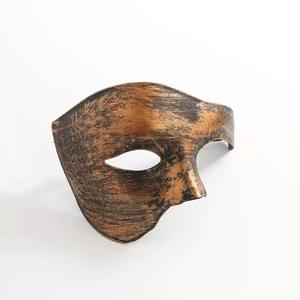 Steampunk <span class=keywords><strong>Phantom</strong></span> Masquerade PVC Cosplay máscara media cara de plástico para hombres/mujeres Punk carnaval disfraz Props <span class=keywords><strong>Phantom</strong></span> máscara fiestas - Product Image 4