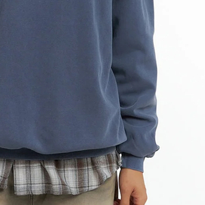 Sudadera de Hombre con Cuello Redondo y Mangas Largas, Material de Algodón/Poliéster, Precio de Fábrica, con Diseño de Logotipo Personalizado, Corte Holgado, Estilo Casual 2026 - Product Image 4