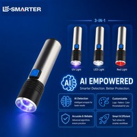 Lampe torche UV LED K31, lumière noire, 365nm 395nm, en alliage d'aluminium