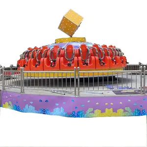 Amusement Machine Manege Forain Kinderen En Volwassenen Pretpark Attracties Kermis Ritten Gek Vliegende Draaitafel Te Koop