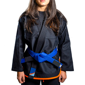 Jitsu GI กิโมโน bjitsu ผ้าระบายอากาศน้ำหนักเบาเย็บเสริมสำหรับฝึกซ้อมและแข่งขันโลโก้ออกแบบได้ตามต้องการ - Product Image 1