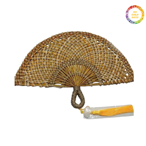 Éventail en jonc de mer pour les boutiques de souvenirs, les événements et les cadeaux - Product Image 1