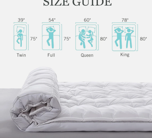 ที่นอนเสริมหนาพิเศษ รุ่นเฟเธอร์เบด ลักซ์ ลอฟท์ ไส้ใยฝ้ายธรรมชาติ พร้อมปลอกหุ้ม - Product Image 3