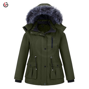 Wholesale Custom Logo Polyester Made Women Puffer Jacket <b>Waterproof</b> Women Parkas Puffer Jacket - Product Image 1