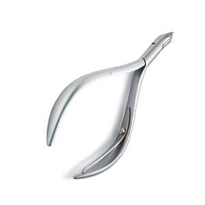 D-16 Round Handle Cuticle Nipper Sharp Metal Steel Blades 4" Manicure Pedicure Single Spring Nail Nipper for Beauty Instruments - Product Image 2