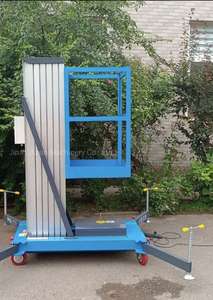 Plateforme élévatrice télescopique électrique de qualité supérieure certifiée CE ISO, 4-10m, en alliage d'aluminium, monomât, mobile verticale, capacité 100kg-200kg - Product Image 4